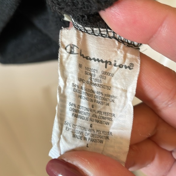 Champion black hoodie large - Picture 4 of 7